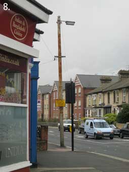 Ipswich Historic Lettering: Tram poles 8