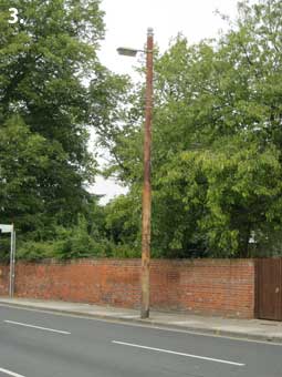 Ipswich Historic Lettering: Tram poles 3