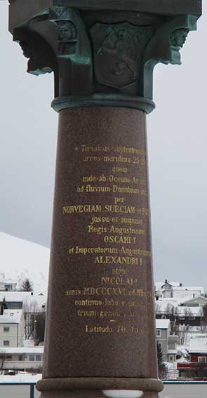 Ipswich Historic Lettering: Hammerfest: The Struve Geodetic Arc