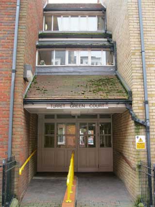 Ipswich Historic Lettering: Turret Green Court