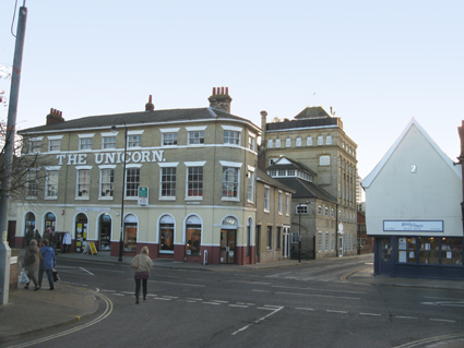 Ipswich Historic Lettering: Unicorn 1