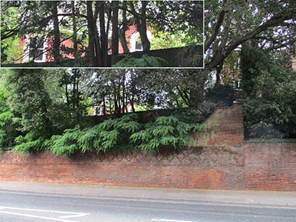 Ipswich Historic Lettering: Upland Gate view