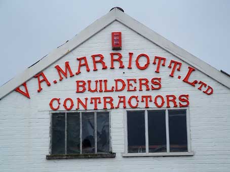 Ipswich Historic Lettering: V.A. Marriott