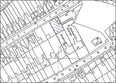 Ipswich Historic Lettering: Vicarage, Woodbridge Road map