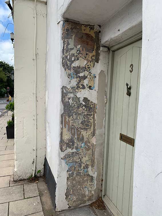 Ipswich Historic Lettering: Wells, Somerset Hovis ad