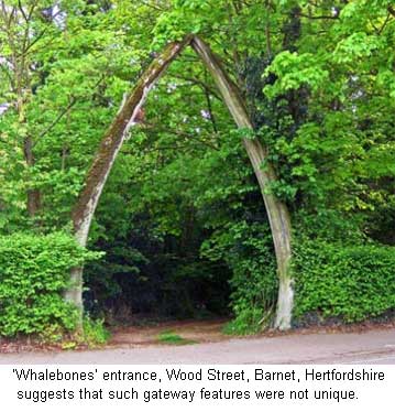 Ipswich Historic Lettering: Whalebones entrance