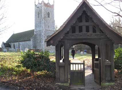 Ipswich Historic Lettering: Wherstead Church 1