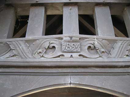 Ipswich Historic Lettering: Wherstead Church 2