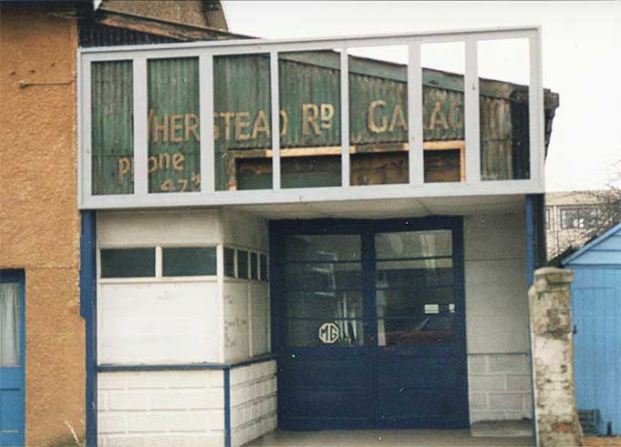 Ipswich Historic Lettering: Wherstead Rd. Garage 1