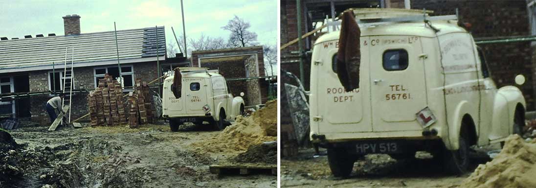 Ipswich Historic Lettering: Wm Brown van 1965