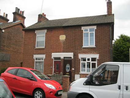 Ipswich Historic Lettering: Woodbine Cottages 1