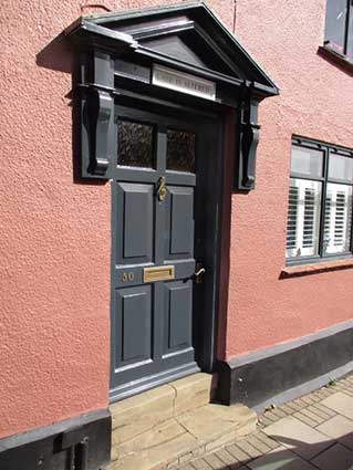 Ipswich Historic Lettering: Woodbridge New Street