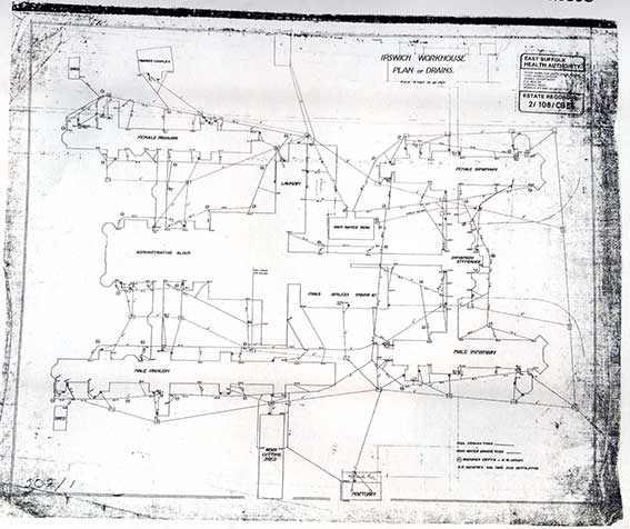 Ipswich Historic Lettering: Workhouse plan 2