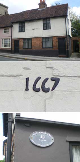 Ipswich Historic Lettering: Wrestlers Inn